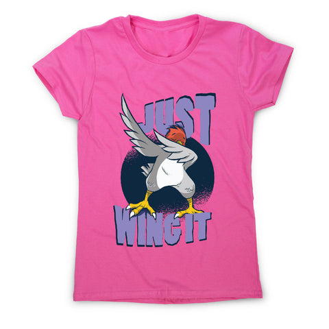 Wing it bird - funny women's t-shirt - Graphic Gear