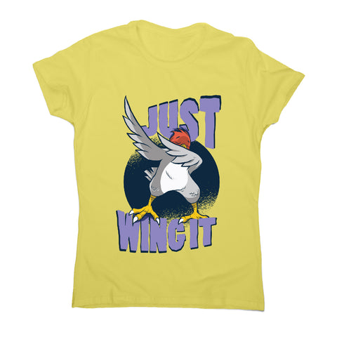 Wing it bird - funny women's t-shirt - Graphic Gear