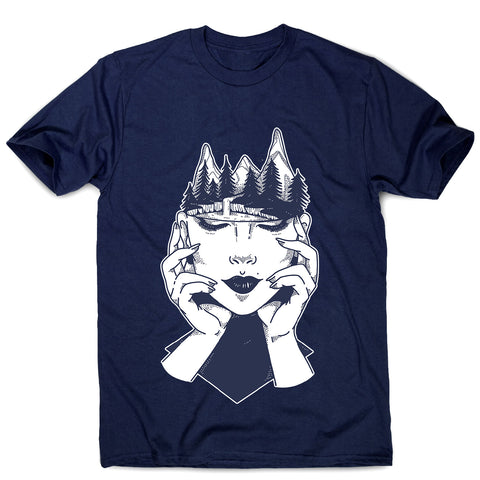 Woman´s head - men's funny illustrations t-shirt - Graphic Gear