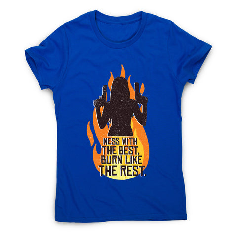 Woman with guns - funny women's t-shirt - Graphic Gear