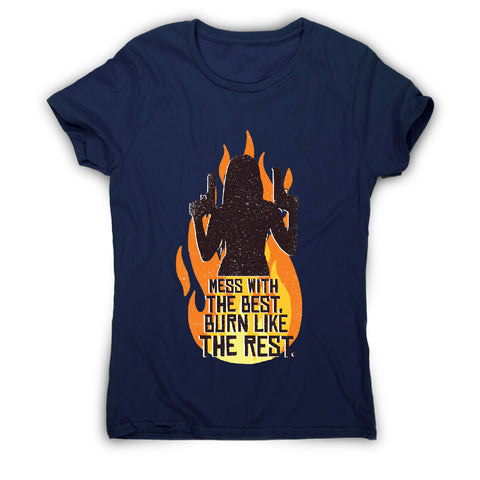 Woman with guns - funny women's t-shirt - Graphic Gear
