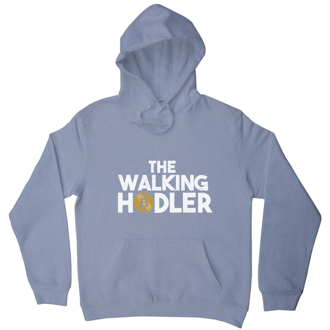 Walking hodler hoodie Grey