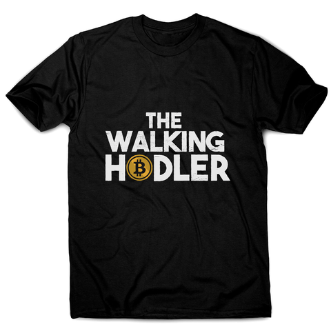 Walking hodler men's t-shirt Black