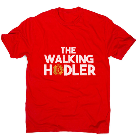 Walking hodler men's t-shirt Red