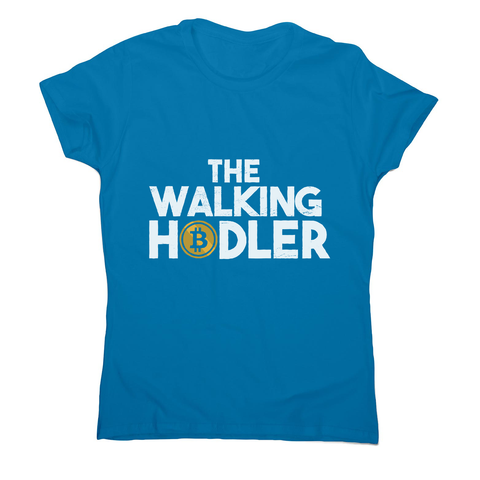 Walking hodler women's t-shirt Sapphire