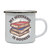 Weekend is booked enamel camping mug White