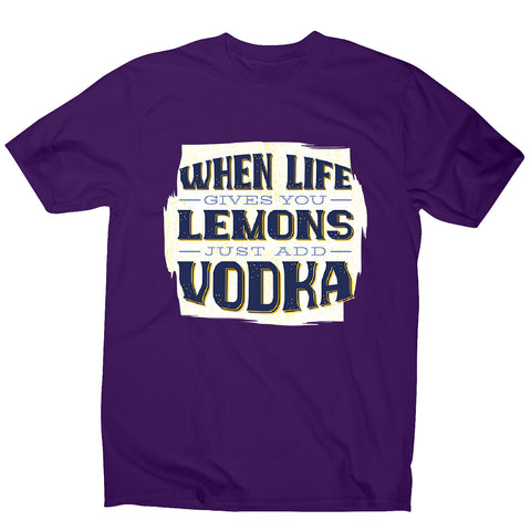 When life gives you lemons - men's funny premium t-shirt - Graphic Gear