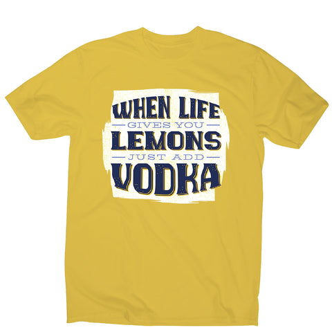 When life gives you lemons - men's funny premium t-shirt - Graphic Gear