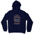 Wood worker quote hoodie Navy