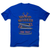 Wood worker quote men's t-shirt Blue