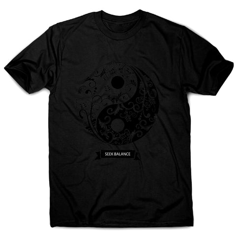 Yin yang mandala - men's t-shirt - Graphic Gear