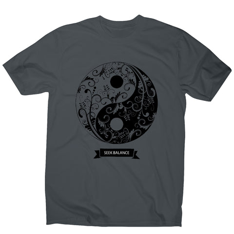 Yin yang mandala - men's t-shirt - Graphic Gear