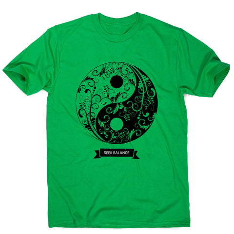 Yin yang mandala - men's t-shirt - Graphic Gear