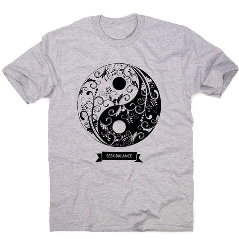 Yin yang mandala - men's t-shirt - Graphic Gear