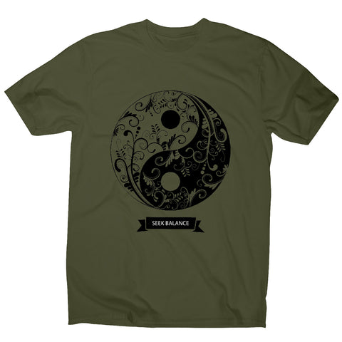 Yin yang mandala - men's t-shirt - Graphic Gear