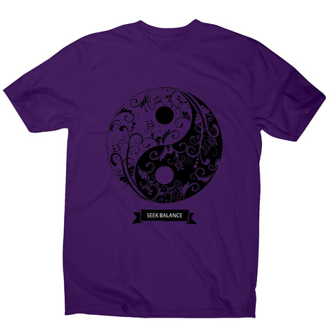 Yin yang mandala - men's t-shirt - Graphic Gear