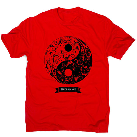Yin yang mandala - men's t-shirt - Graphic Gear