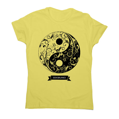 Yin yang mandala - women's t-shirt - Graphic Gear