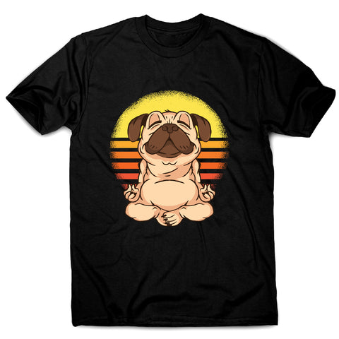 Yoga pug - funny dog men's t-shirt - Graphic Gear