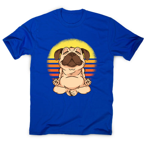 Yoga pug - funny dog men's t-shirt - Graphic Gear