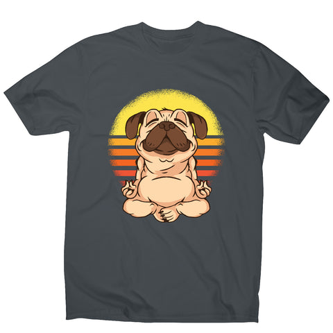 Yoga pug - funny dog men's t-shirt - Graphic Gear