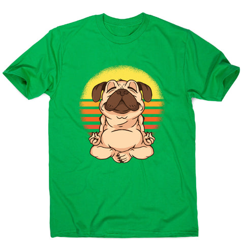 Yoga pug - funny dog men's t-shirt - Graphic Gear