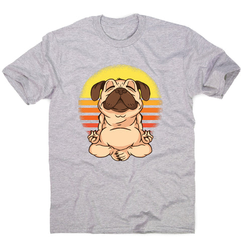 Yoga pug - funny dog men's t-shirt - Graphic Gear
