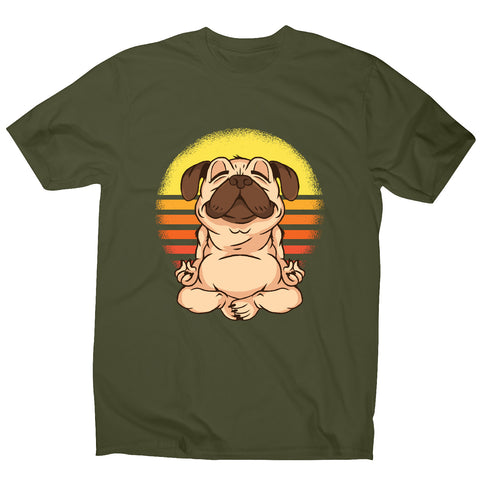 Yoga pug - funny dog men's t-shirt - Graphic Gear