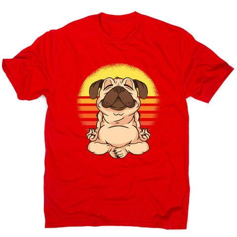Yoga pug - funny dog men's t-shirt - Graphic Gear