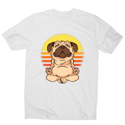 Yoga pug - funny dog men's t-shirt - Graphic Gear