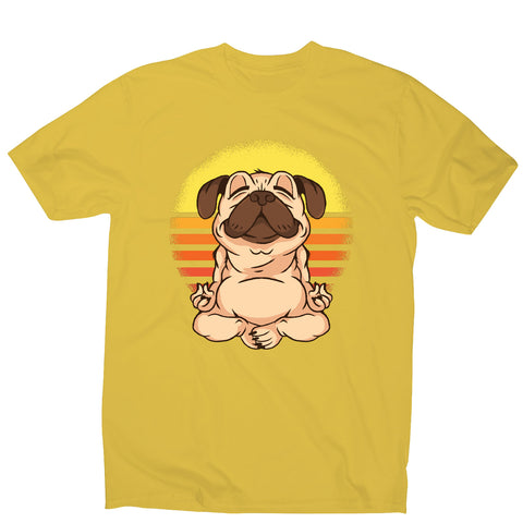 Yoga pug - funny dog men's t-shirt - Graphic Gear