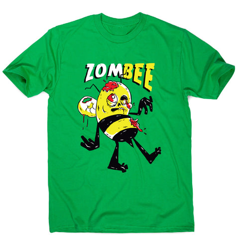 Zombie bee - men's funny premium t-shirt - Graphic Gear