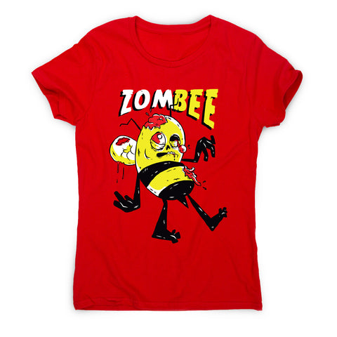 Zombie bee - women's funny premium t-shirt - Graphic Gear