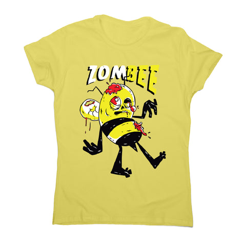 Zombie bee - women's funny premium t-shirt - Graphic Gear