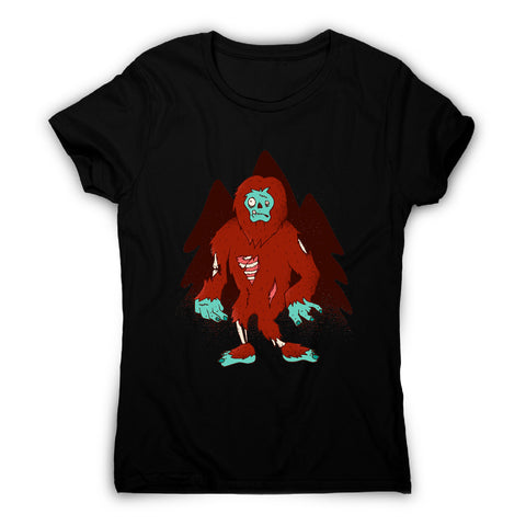Zombie bigfoot - funny women's t-shirt - Graphic Gear