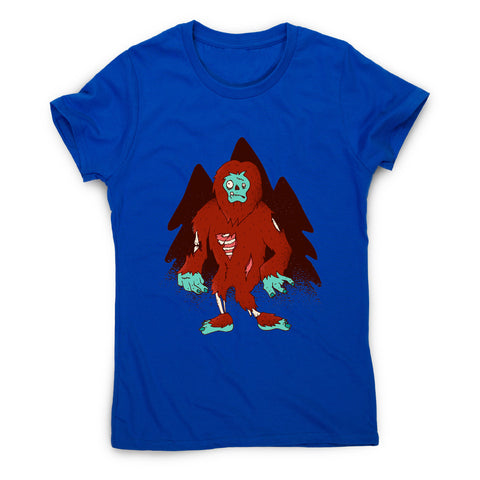 Zombie bigfoot - funny women's t-shirt - Graphic Gear