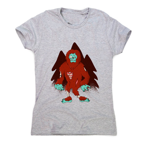 Zombie bigfoot - funny women's t-shirt - Graphic Gear
