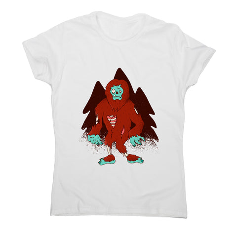 Zombie bigfoot - funny women's t-shirt - Graphic Gear