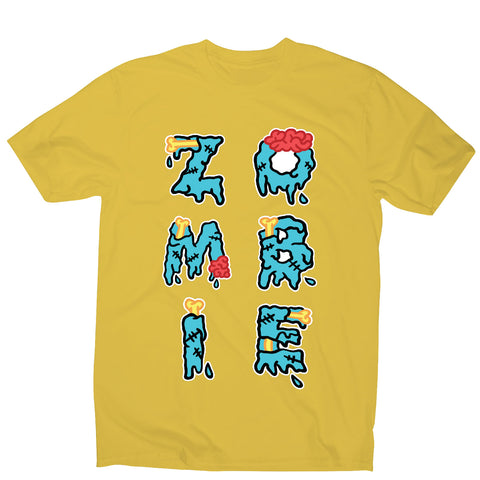 Zombie quote halloween - men's funny premium t-shirt - Graphic Gear