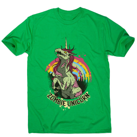 Zombie unicorn - men's funny premium t-shirt - Graphic Gear