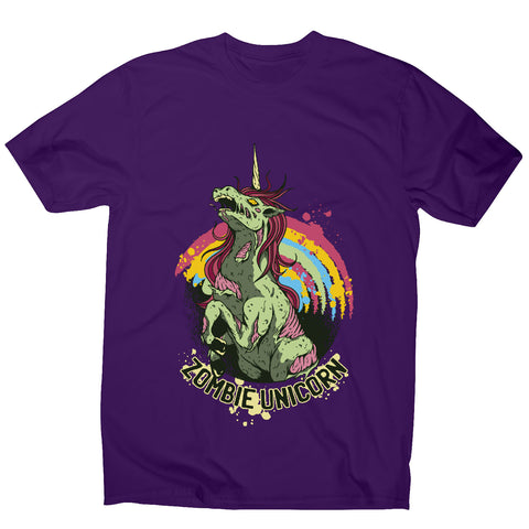 Zombie unicorn - men's funny premium t-shirt - Graphic Gear