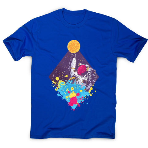 Abstract astronaut - men's funny illustrations t-shirt - Graphic Gear