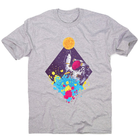 Abstract astronaut - men's funny illustrations t-shirt - Graphic Gear