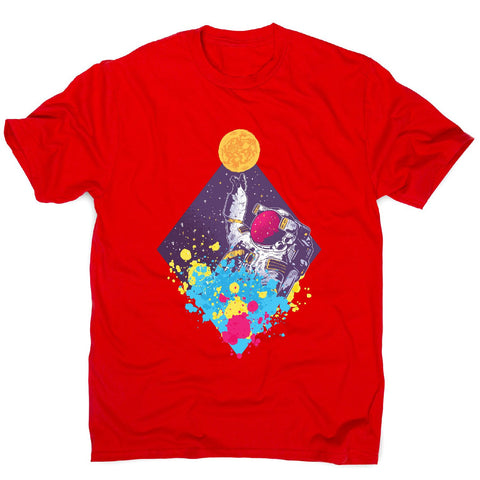 Abstract astronaut - men's funny illustrations t-shirt - Graphic Gear