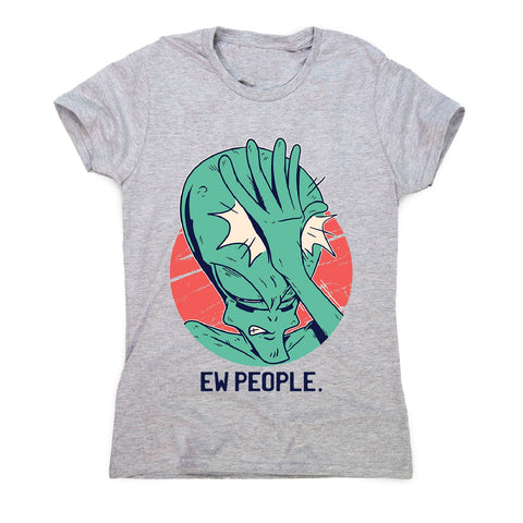 Alien facepalm - women's funny illustrations t-shirt - Graphic Gear