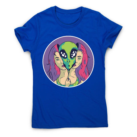 Alien girl - illustration graphic women's t-shirt - Graphic Gear