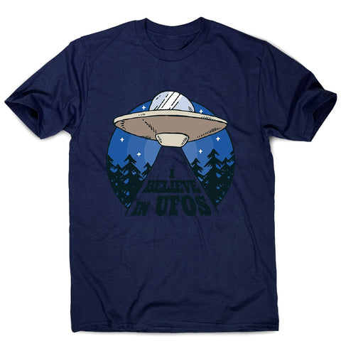 Alien spaceship - men's funny premium t-shirt - Graphic Gear