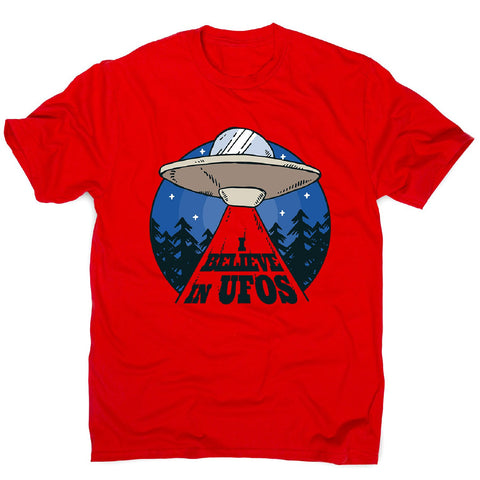 Alien spaceship - men's funny premium t-shirt - Graphic Gear