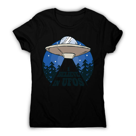 Alien spaceship - women's funny premium t-shirt - Graphic Gear