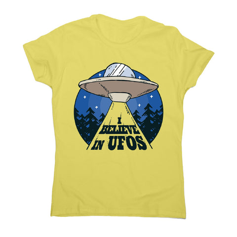 Alien spaceship - women's funny premium t-shirt - Graphic Gear